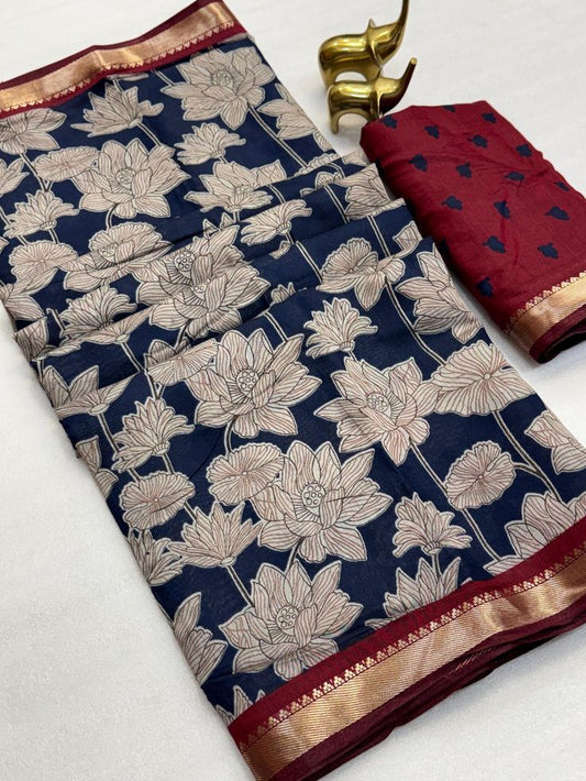 Printed saree
